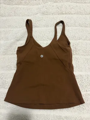 Lululemon Brown Align V-Neck Tank Top size 2 thumbnail 2