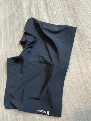 Hurley Black Women's Swim Shorts with Drawstring thumbnail 3