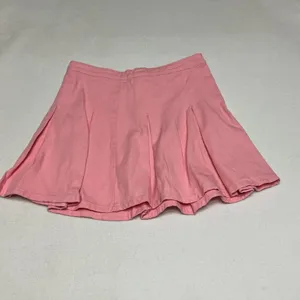 CIDER Womens Pink Pleated Mini Skirt Size L Y2K Tennis Skater Skirt NWT thumbnail 2