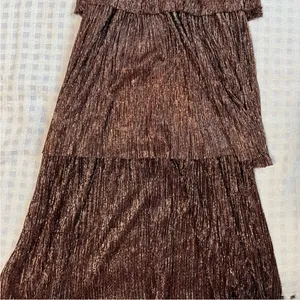 Sabina Musayev Carrie Formal Fall Winter Wedding Guest Long Dress Bronze XS thumbnail 4