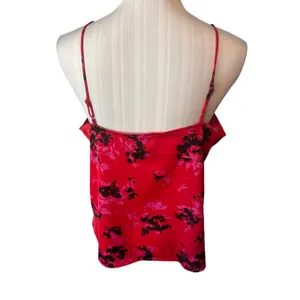 A New Day Red & Black Floral Print Camisole Size M thumbnail 2