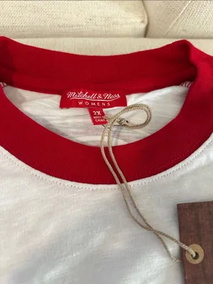 Mitchell & Ness Scarlet San Francisco 49ers Slub Long Sleeve T-Shirt, 2X, NWT thumbnail 6