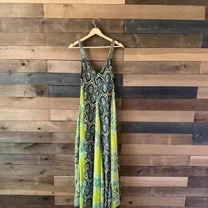 Zenobia Italia Design Boho Paisley Patchwork Maxi Dress Size 1 thumbnail 6