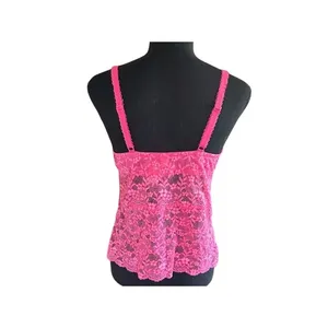GAP Bundle Lace Cami 38C Pink + Striped Tank L NWT Y2K thumbnail 7