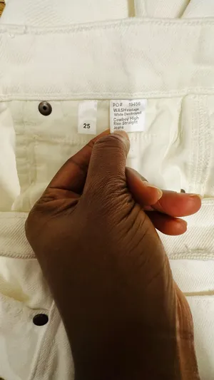 Reformation White Distressed Wash Vintage Jeans thumbnail 7