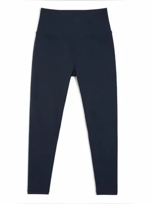 High-Rise Navy Leggings thumbnail 4