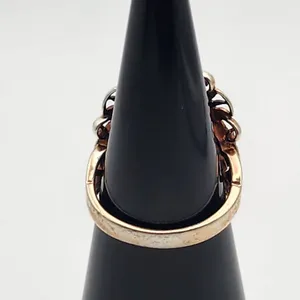 J&T Silver Tone & Red Agate Ring (6) Red thumbnail 4