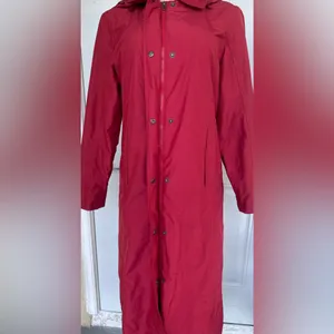 L.L. Bean Women's Vibrant Red Trench Coat thumbnail 3