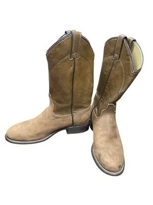 Laredo wms brown leather USA vintage mid calf western boots sz 7M SKU 10-276 thumbnail 2