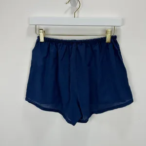 J.Crew Mini Beach Short Indigo Cotton Voile Navy Blue Resort Vacation XXS NWT thumbnail 11