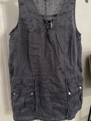 Twenty One Black Sleeveless Lace-Up Drawstring Romper thumbnail 5