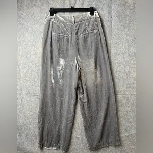 Loft Women Size 2 Valour Wide‎ Leg Business Casual Gray Trousers thumbnail 8