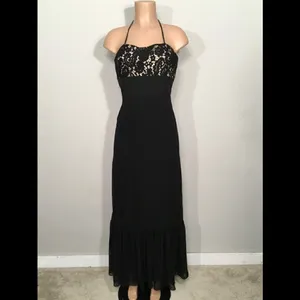 MAJORELLE black gown. NWOT thumbnail 4