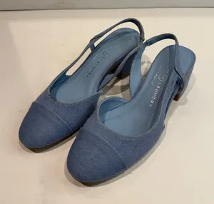 Chinese Laundry Rozie Denim Slingback Pumps - Size 5 thumbnail 1