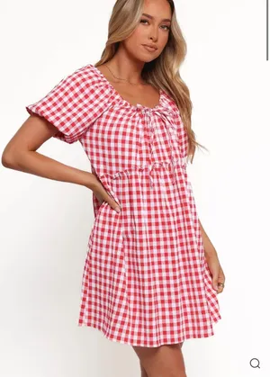 Petal and pup gingham dress  thumbnail 1