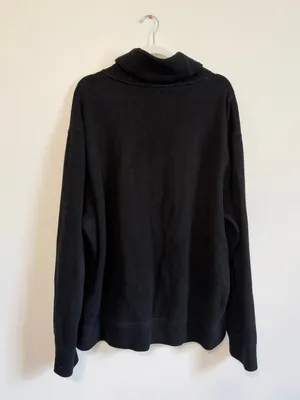 Ralph Lauren Oversized Pullover Sweater XL Shawl-Collar Black thumbnail 7