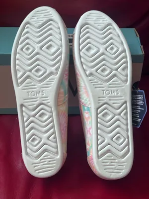 Toms Slip-On Women’s Alpargata Flats Candy Pink Tie Dye Canvas Size 9 thumbnail 3