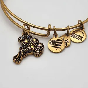 Alex & Ani I Pick You Flower Bouquet Bracelet thumbnail 2