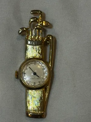 Vintage Gold-tone Ladies Gold Watch Pendant thumbnail 2