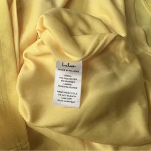Lulus Social Sensation Light Yellow Square Neck Mini Bodycon Dress Size M NWT thumbnail 10