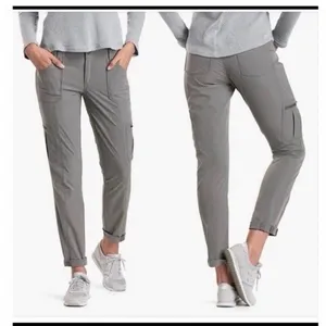 Kuhl Womens Cargo Pants Size 10 Grey Hiking Outdoor Utility USA Camping 32 X 30 thumbnail 2