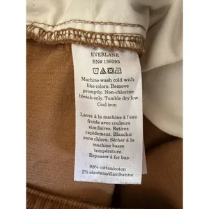 Everlane The Corduroy Wide Leg Pants in Toasted Coconut Brown Size 6 thumbnail 3
