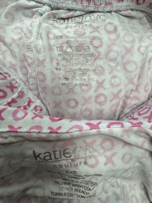 Katie J NYC Couture Maia Print Pajama Set Teen Women’s XXS thumbnail 2