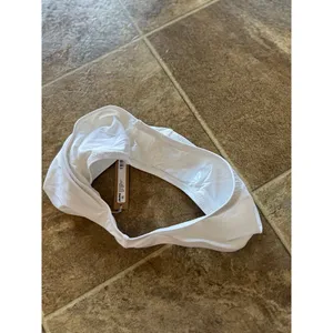Skims Signature Swim Mid Coverage Bikini Bottom Snow XS thumbnail 7
