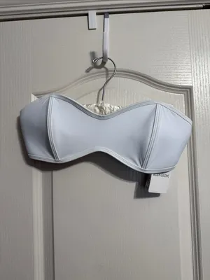 Body Glove White Bikini Tube Top Wired Strapless Bandeau Beach‎ Swimsuit Resort thumbnail 2