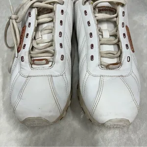 Reebok size 7.5 womens Sneakers vintage style FLAWED thumbnail 9