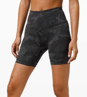 Lululemon Wunder Under Train Short 6” Incognito Camo thumbnail 1