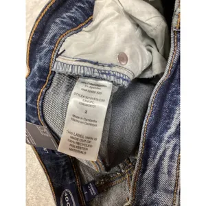 Scoop Womens High Rise Straight Leg Distressed Jeans Medium Wash Wide‎ Cuff NEW thumbnail 5