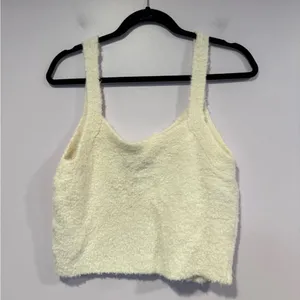 Abercrombie and Fitch lounge collection fuzzy tank‎ top thumbnail 3