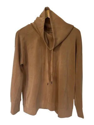 Women’s Pullover Hoodie in Brown - Casual Everyday Hooded Sweatshirt thumbnail 1