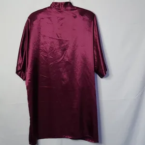 Frederick's of Hollywood purple sleek sexy comfy robe sz Large thumbnail 5