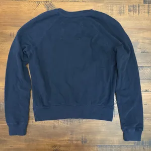 Abercrombie & Fitch Womens Graphic Sweatshirt Navy Blue Bulldog A&F Pullover thumbnail 4
