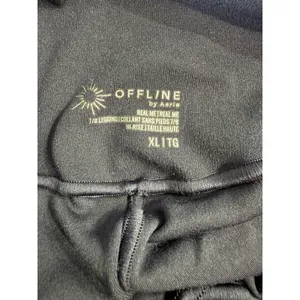 OFFLINE by Aerie‎ Real Me 7/8 High Rise Leggings Navy Blue Womens XL 3006 thumbnail 3