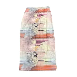 Off The Shoulder Top and Midi Skirt in Abstract Multi, Size XL​ thumbnail 4