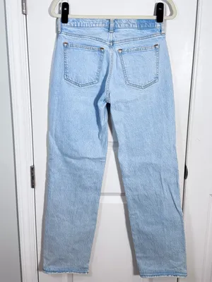Abercrombie & Fitch The Baggy Low Rise Jeans 24 / 00 Light Wash Y2K 90s Regular thumbnail 4