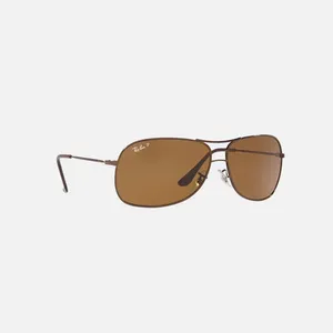 Ray Ban RB3267 014/83 Polarized Polished Dark Brown 64-13mm Sunglasses Authentic thumbnail 6
