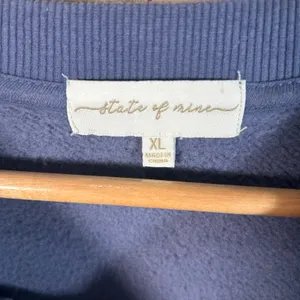 State of Mine Blue Cotton Blend CA Patch California Oversized Sweatshirt XL thumbnail 4