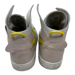 Nike Vandalised Grey Yellow Pink Slip On High Top Sneakers Size 8.5 thumbnail 4