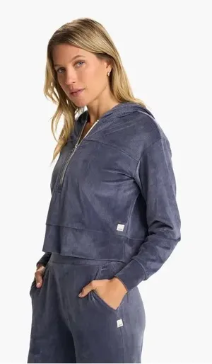 Vuori Haven Half Zip Jacket Hoodie Size XS thumbnail 1