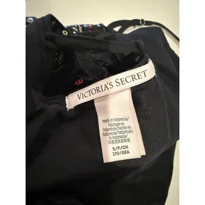 Victorias Secret Plaid Sequin Dress Small Sexy Lace Up Back Party Dark Romantic thumbnail 3