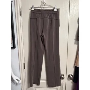 Lululemon Softstreme High Rise Pants‎ Espresso Brown Athleisure Loungewear Cozy thumbnail 4