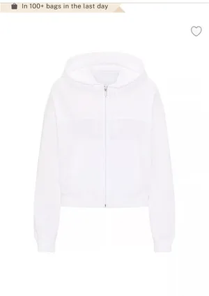 Pink lightweight lounge zip hoodie thumbnail 3