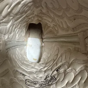 Vtg 70s 80s Capezio Snakeskin Cowboy Boots Cream Leather Western Cowgirl 5.5 USA thumbnail 9
