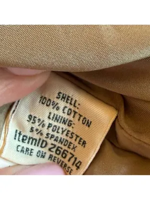 L.L. Bean Brown Herringbone classic-fit straight-leg lined trousers womens 4 MT thumbnail 6