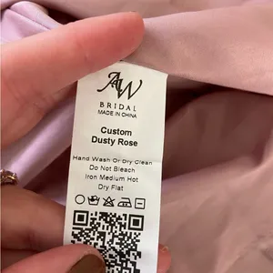 EUC AW Bridal women’s‎ dusty rose one-shoulder molded cup zip slit maxi dress thumbnail 8
