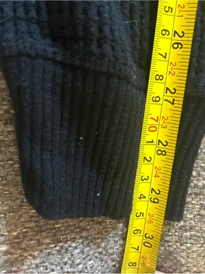 Old Navy Black Crewneck Long Sleeve Waffle Henley Tee | Size Medium thumbnail 11